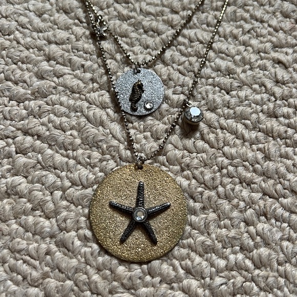 Betsey Johnson Vintage Seashell Earrings and Necklace set - Picture 4 of 5